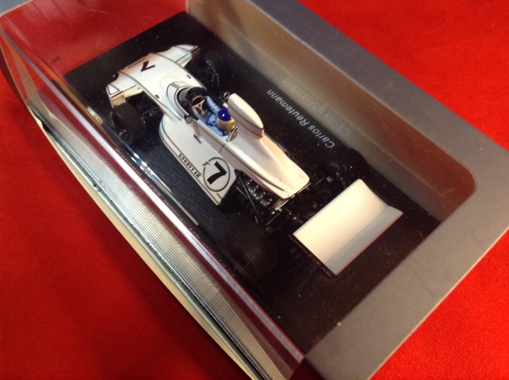 Spark 1:43 - 模型赛车 - ref. #S4341 Brabham Ford BT44 F.1 winner USA GP Watkins Glen 1974 #7 Carlos Reutemann - 优质,几乎全新,如今难得一见。 #3.2