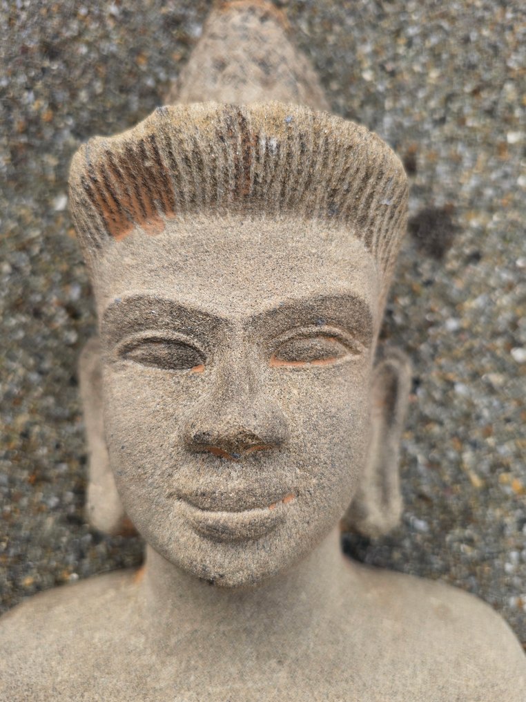 BUST OF A FEMALE DEITY 6.4 KG! - Πέτρα - Βιετνάμ (χωρίς τιμή ασφαλείας) #3.2