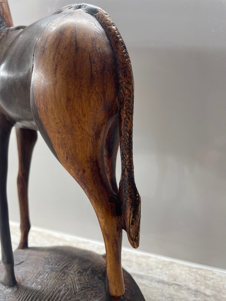 Antilope hout - Udskæring Træ - Afrika  (Ingen mindstepris) #4.3