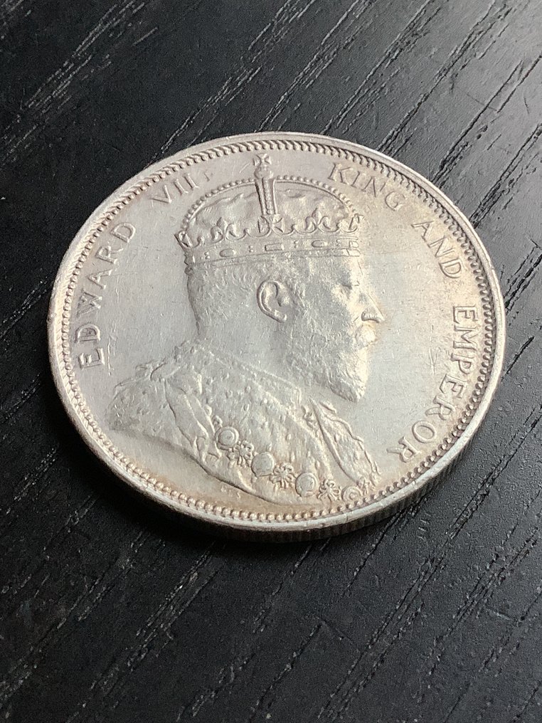 Straits Settlements. Edward VII. 1 Dollar 1904  (No reserve price) #3.2