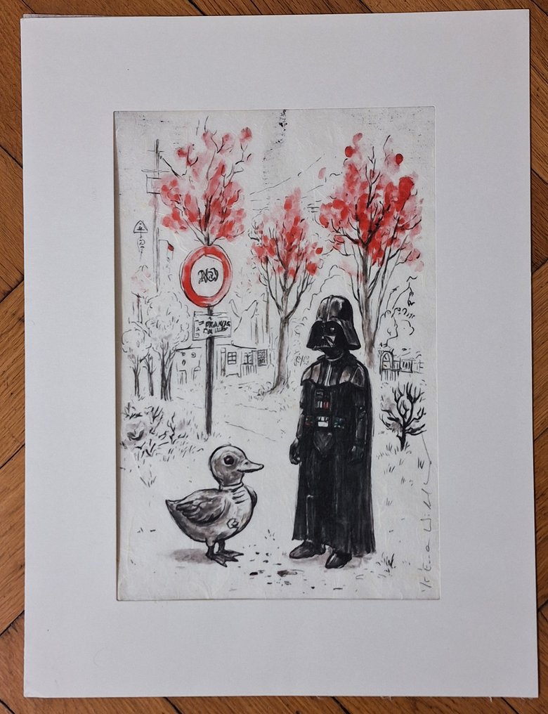 Emma Wildfang - Darth Vader "Tribute series Tokyo Pop Icons"- Icons Reimagined "Banksy" #1.0