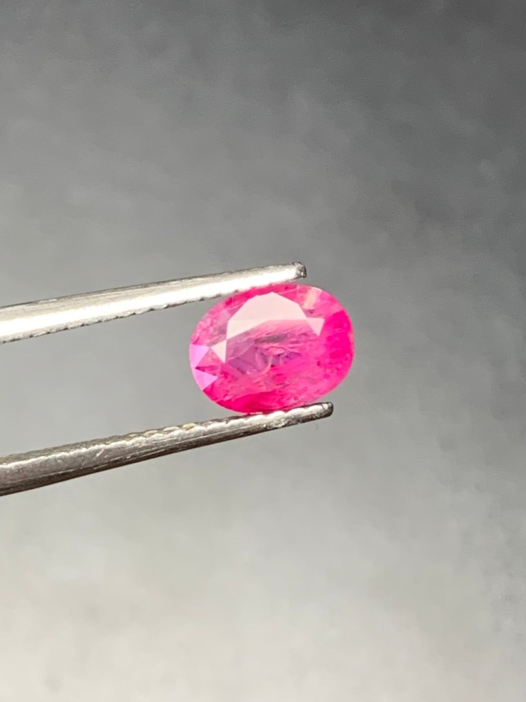 没有保留价 - 1 pcs  红色, 粉色 红宝石  - 1.40 ct - 国际有色宝石协会（ICA GemLab） - 缅甸未加热 #3.2