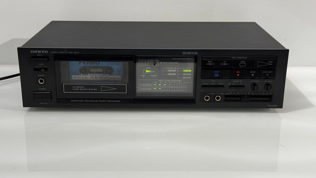 Onkyo - TA-2230, fabrication japonaise (Made in Japan), appareil hi-fi vintage de Cassette recorder-player #1.0