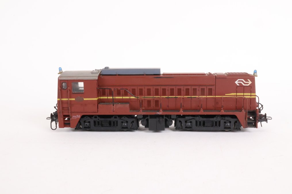 Roco H0轨 - 4155 - 柴油内燃机车 (1) - 2210 配备 Philotrain 标志和警示灯 - NS #4.3