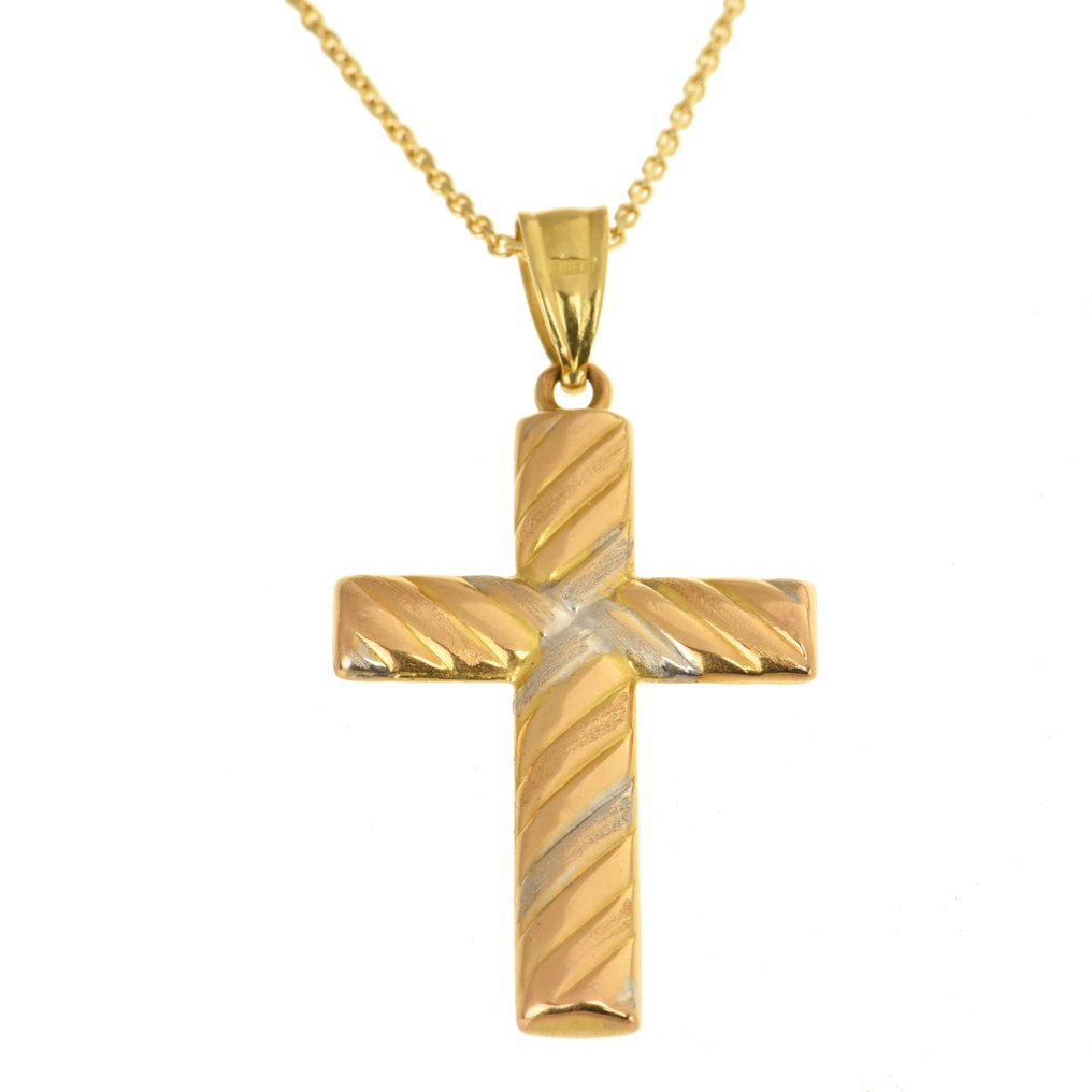 Necklace with pendant - 18 kt. Yellow gold #1.0