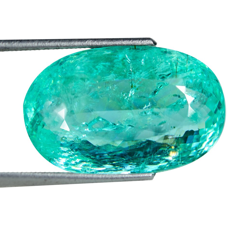 Turmalină paraiba  - 14.73 ct - GIA (Institutul gemologic din SUA) #1.0