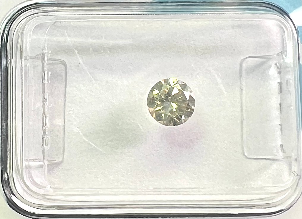 没有保留价 - 1 pcs 钻石  (天然)  - 0.33 ct - 圆形 - L - SI2 微内含二级 - 国际宝石研究院（IGI） #1.0