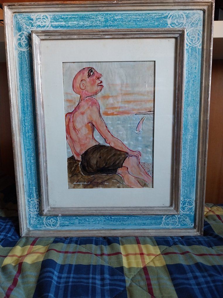 Giuseppe Migneco (1908-1997) - Sulla riva #1.0