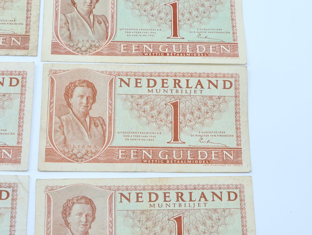 Netherlands. - 30 x 1 Gulden - 1949 - Juliana - Pick 72  (No reserve price) #4.3