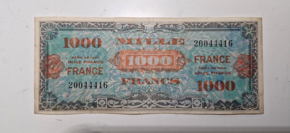Γαλλία. - 1000 Francs - 1945 - Pick 125a #3.2