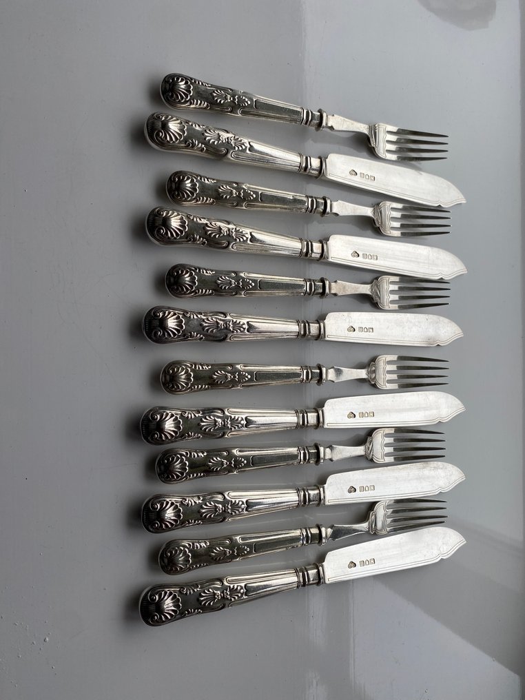 Hal evőeszközkészlet 6 főre - .925 ezüst #1.0