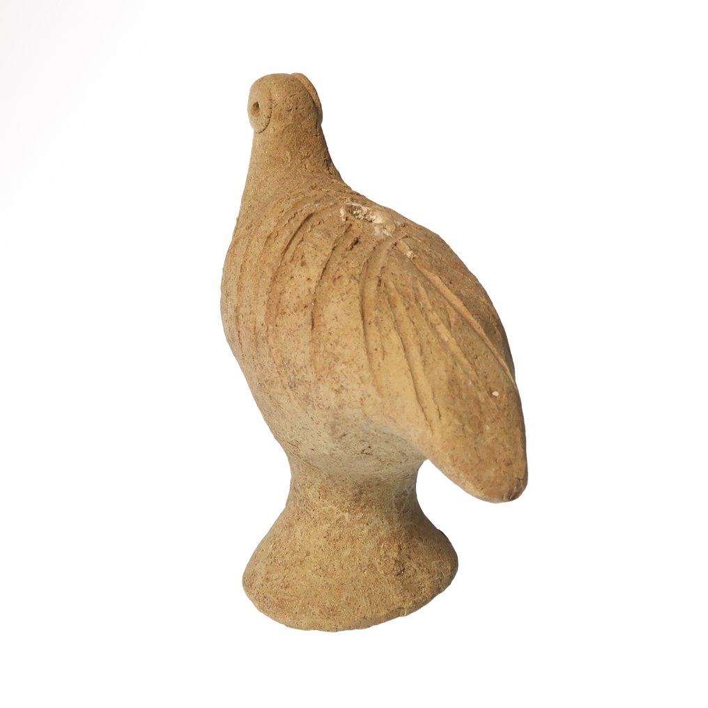 Syro-Hittite Terracotta 鸟类雕像 #4.3