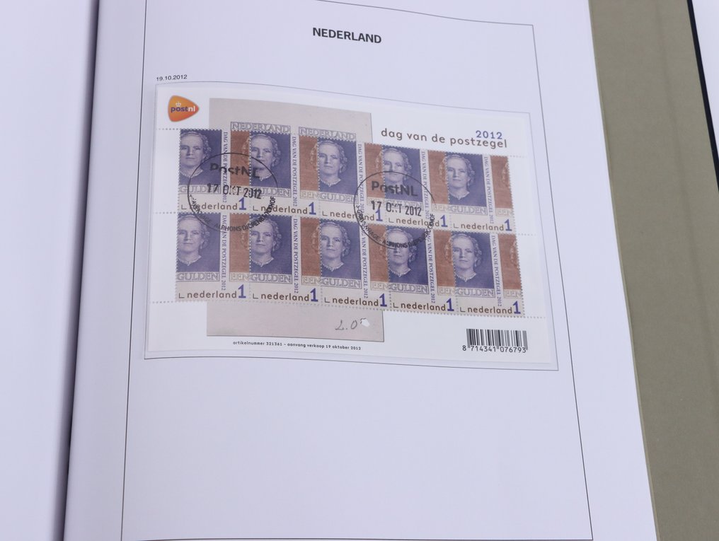 Olanda 2002/2012 - Colecție modernă de timbre poștale ștampilate în album Davo. #1.0