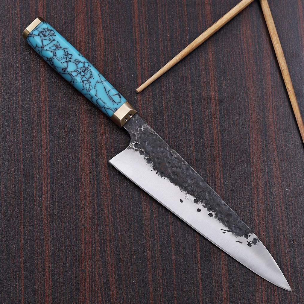 Sam Knives Handcrafted Chef’s Knife - 餐刀 - 钢, 树脂 - A119 #2.1