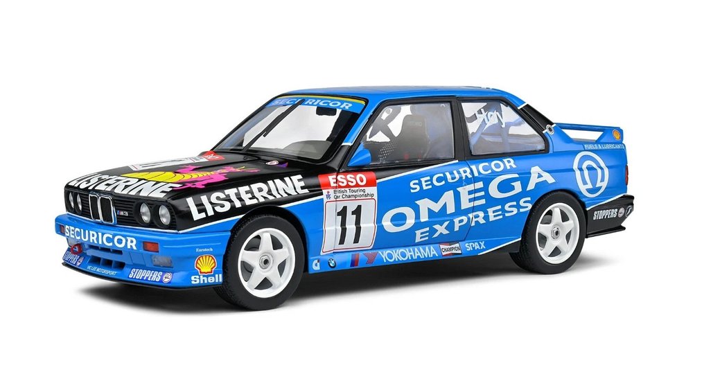 Solido 1:18 - Modelbil - BMW M3 E30 Omega Express Listerine #2.1