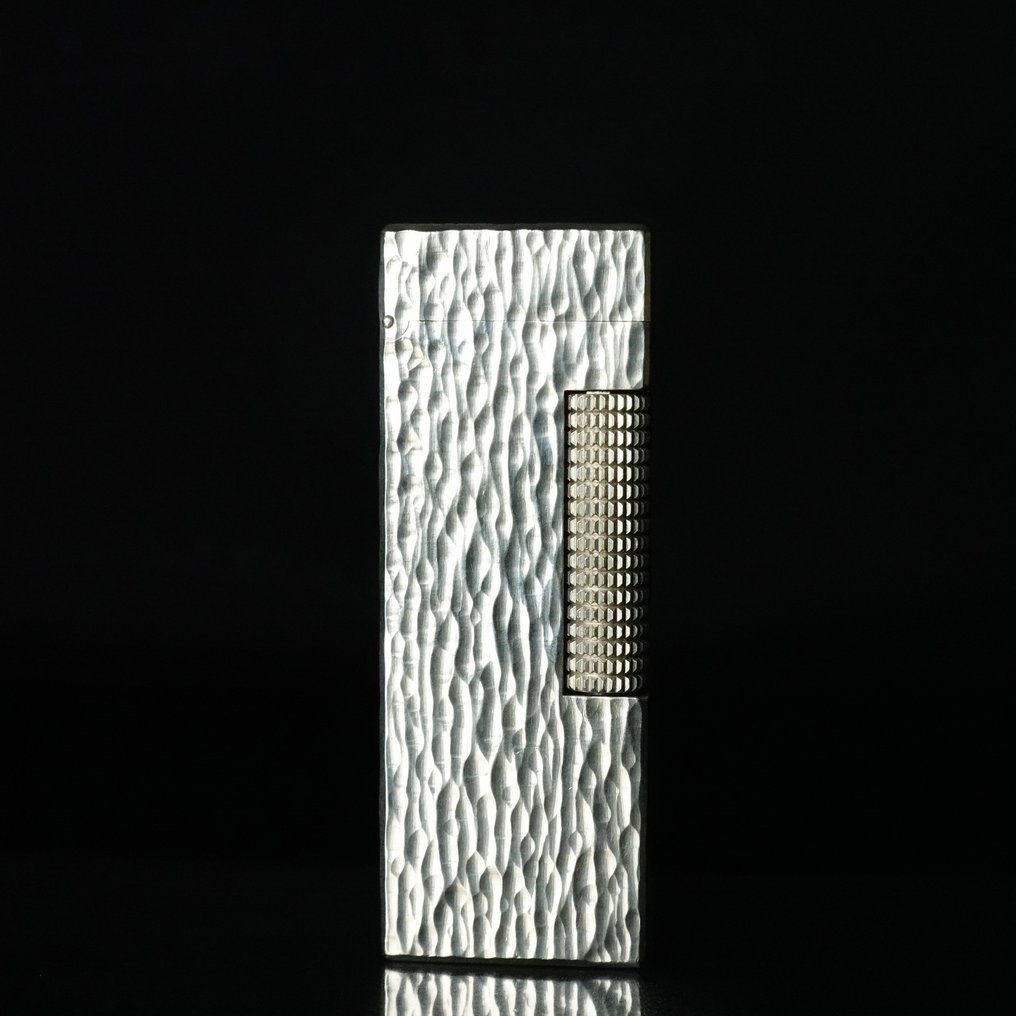 Dunhill - Bark Pattern Rollagas Lighter - 没有保留价 - 打火机 - 镀银 #1.0