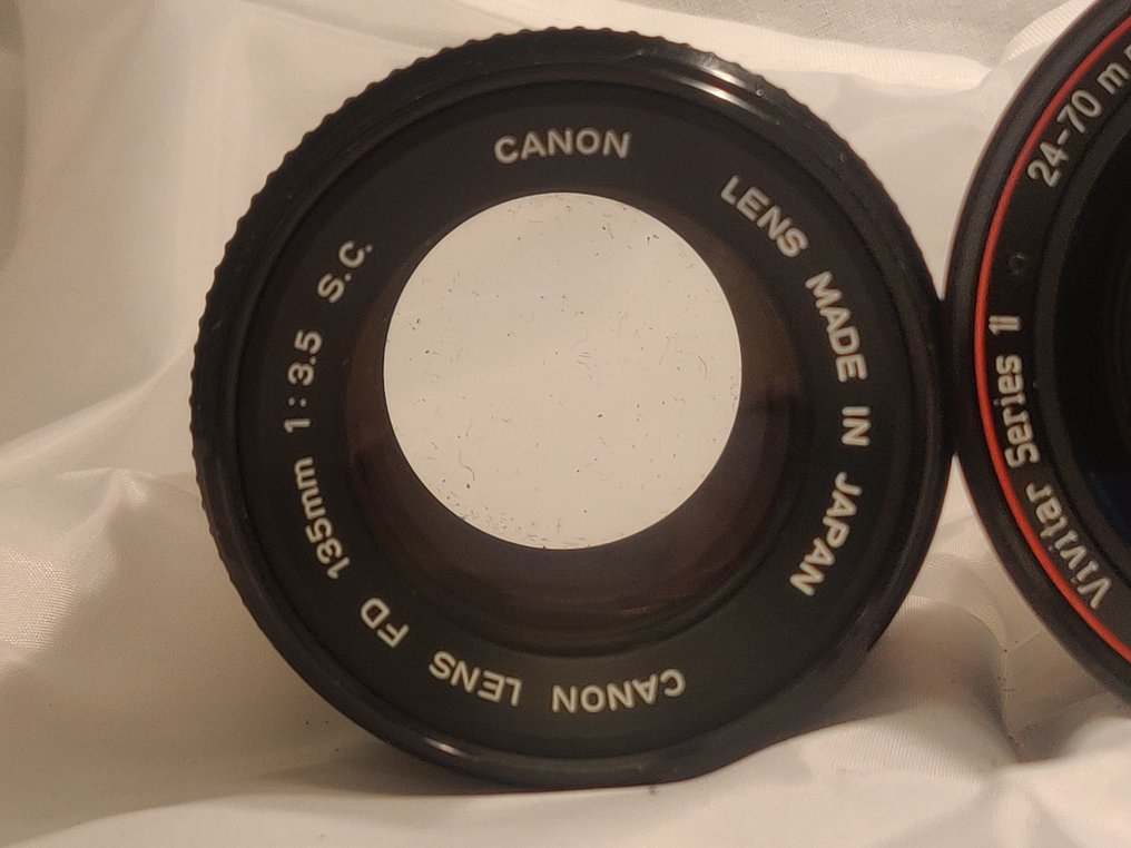 Canon, Vivitar FD 3,5/135mm Tele + 3.8-4.8/24-70mm Objectif à focale variable #3.2