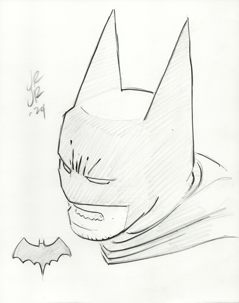 John Romita Jr. – 原始铅笔和墨水画 - Batman - Hand Signed #1.0