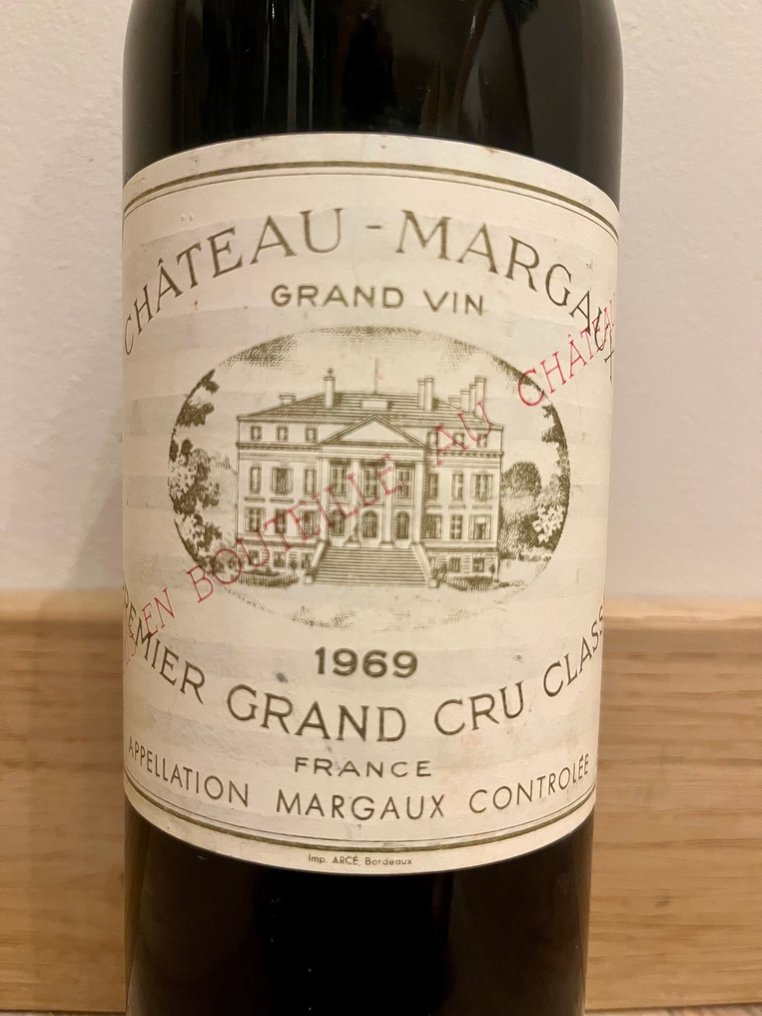 1969 Château Margaux - Bordeaux, Margaux 1er Grand Cru Classé - 1 Pullo (0.75L) #1.0