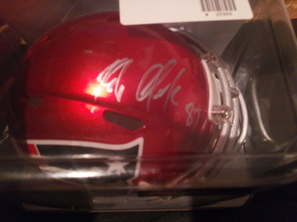 New England Patriots - Αμερικανικό ποδόσφαιρο - Rob Gronkowski - 2021 - Κράνος NFL #3.2