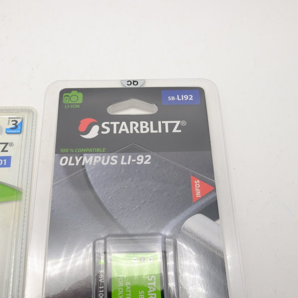 Starblitz GoPro AHDBT-401, Canon NB-4L(H), Olympus BLI 92 compatibele accu's (90 stuks) (8698) Digitale camera #2.1