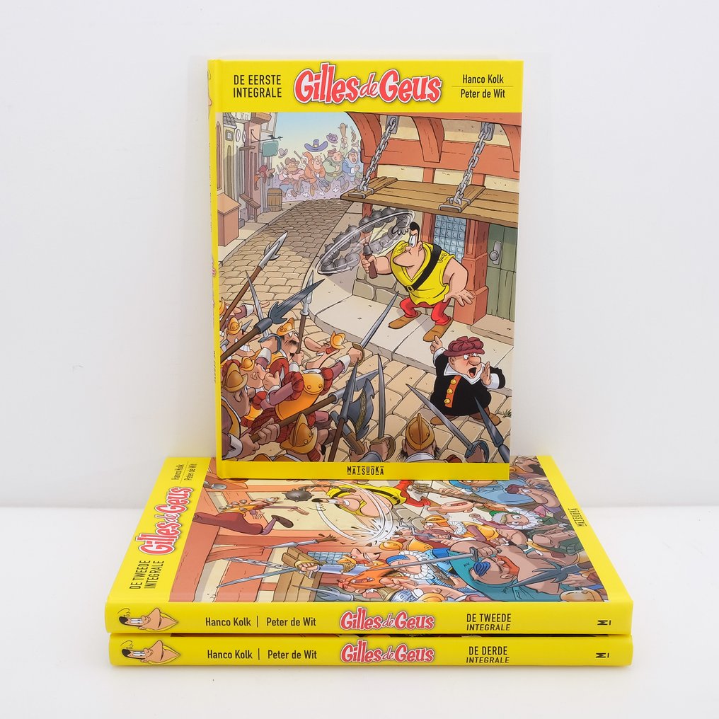 Gilles de geus 1 t/m 3 - Complete reeks HC Integraal - 3 Album - Ensipainos - 2020/2021 #1.0