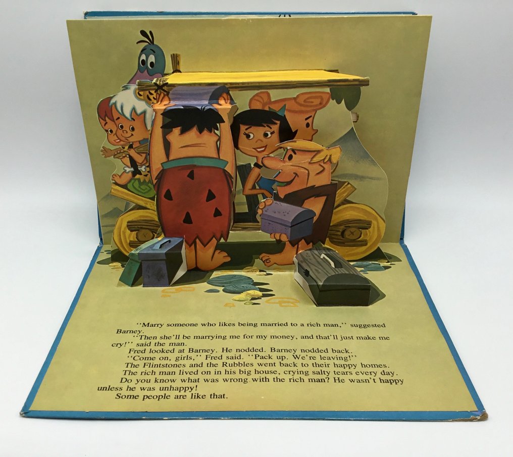 Hanna-Barbera - The Flintstones - Pop-Up Boek - 1974 #4.3