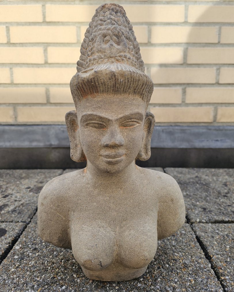 BUST OF A FEMALE DEITY 6.4 KG! - Πέτρα - Βιετνάμ (χωρίς τιμή ασφαλείας) #1.0