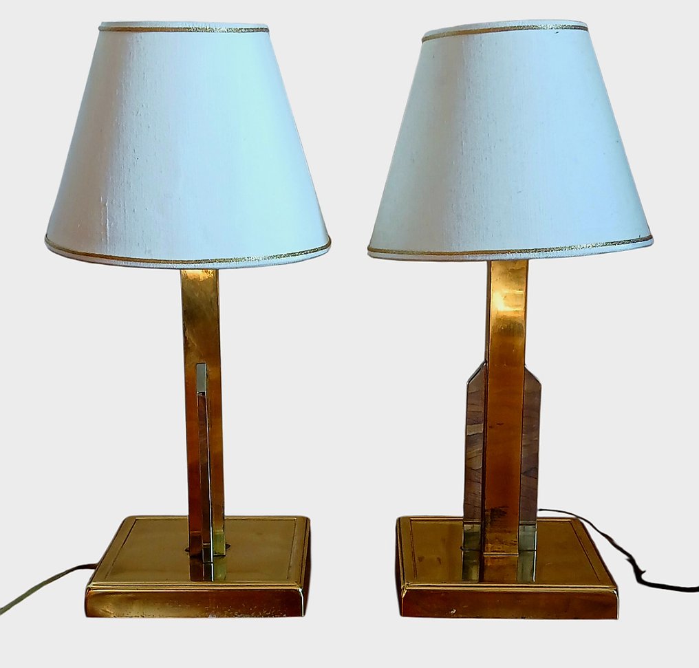 Hans Agne Jakobsson - Lampe de table (2) - Laiton doré #2.1