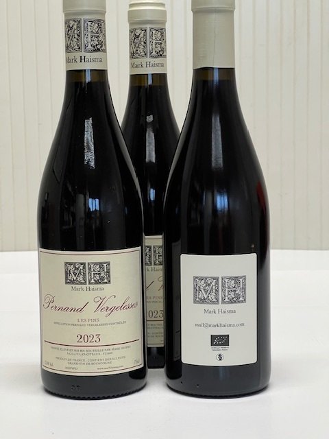 2023 Mark Haisma. "Les Pins" - Pernand-Vergelesses - 3 Bottles (0.75L) #2.1