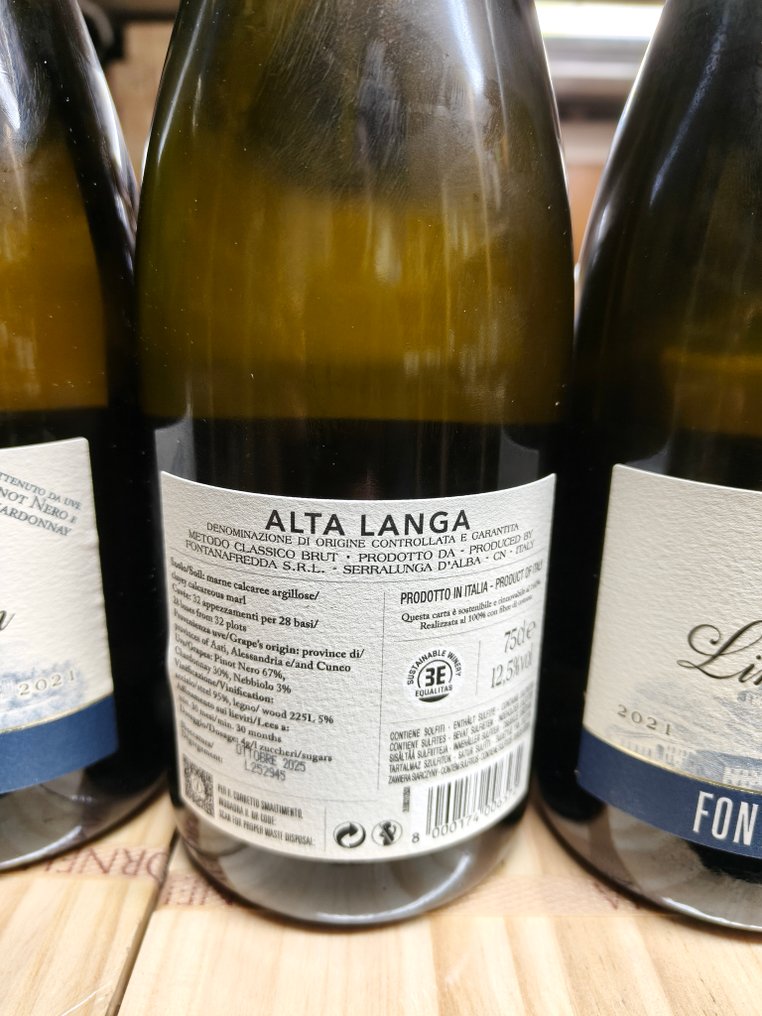 2021 Fontanafredda, Limited Edition - Alta Langa Brut - 6 Pullot (0.7 L) #2.1