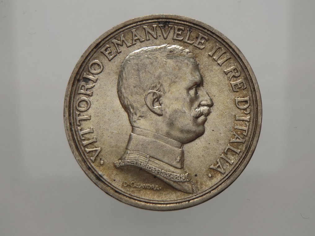 義大利王國 2 Lire 1914 "Quadriga Briosa"  (沒有保留價) #1.0