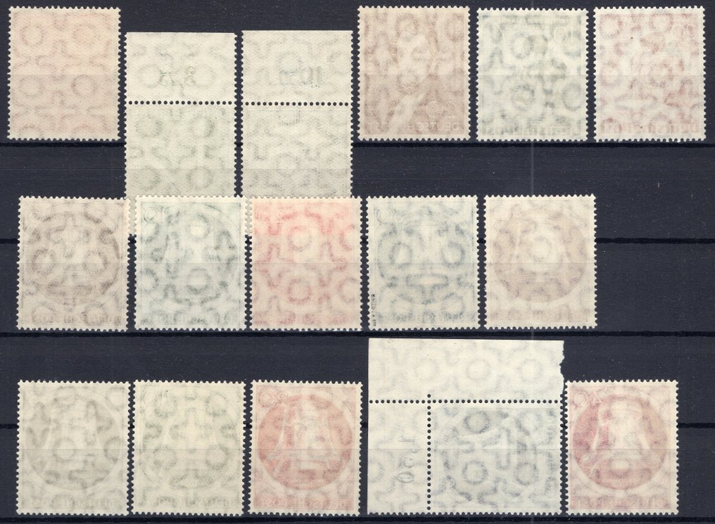 Βερολίνο 1950/1951 - Δύο ολόκληρες σειρές /MNH - Michel 71/86 #1.0
