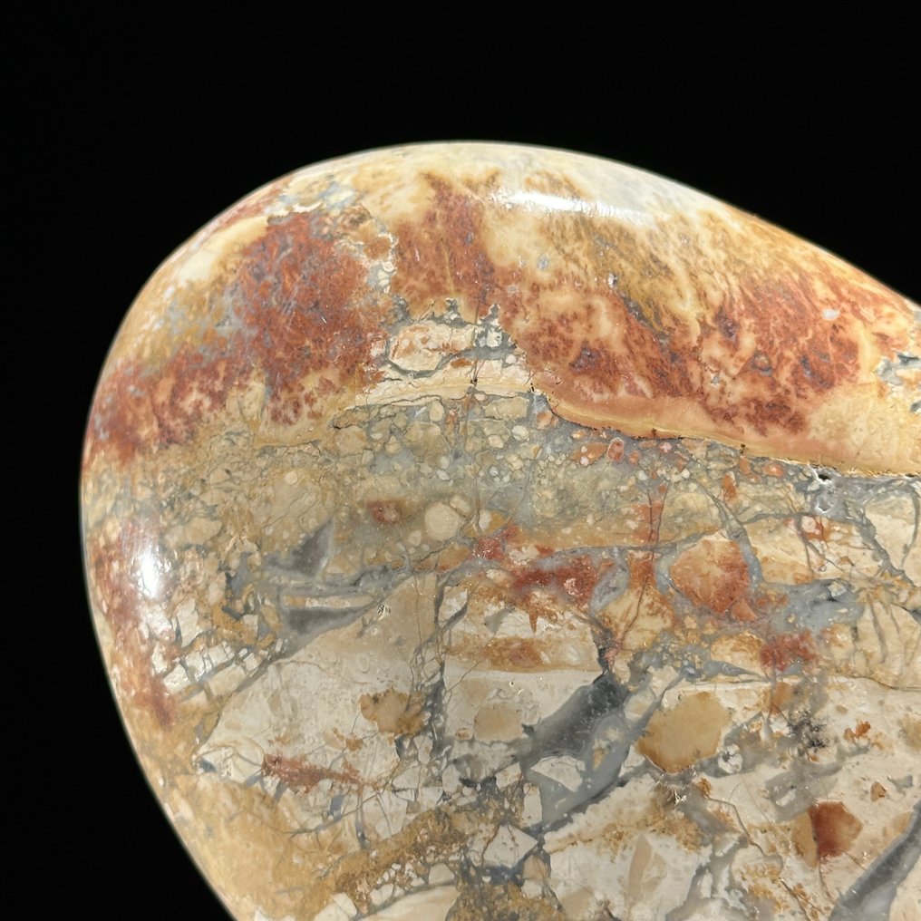 无底价 - 令人惊叹的Maligano Jasper和Calcite一对 心形的和水晶簇- 3500 g - (2) #3.2