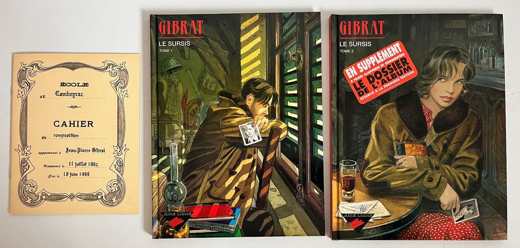 Gibrat - Le Sursis T1 + T2 + cahier - 2x C + coffret - 1 Album - Limited edition - 1997/1999 #4.3