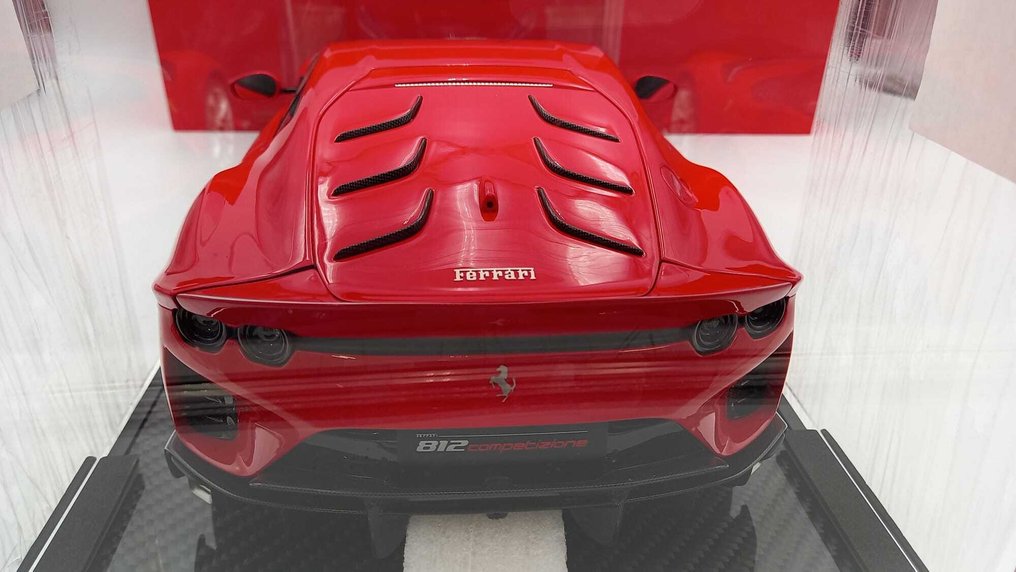BBR 1:12 - Modellino di auto - Ferrari 812 Competizione Rosso Corsa 322 2021 - (cod.B45) #4.3