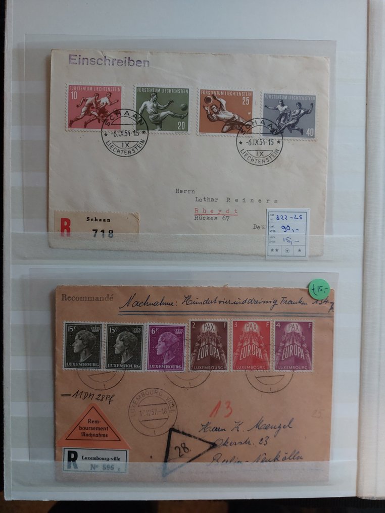 Europe - Mail items and postage stamps #1.0