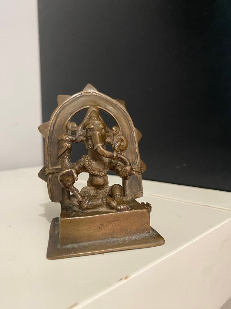 象神 Ganapati - 黄铜色 - 印度 - 19世纪 #1.0