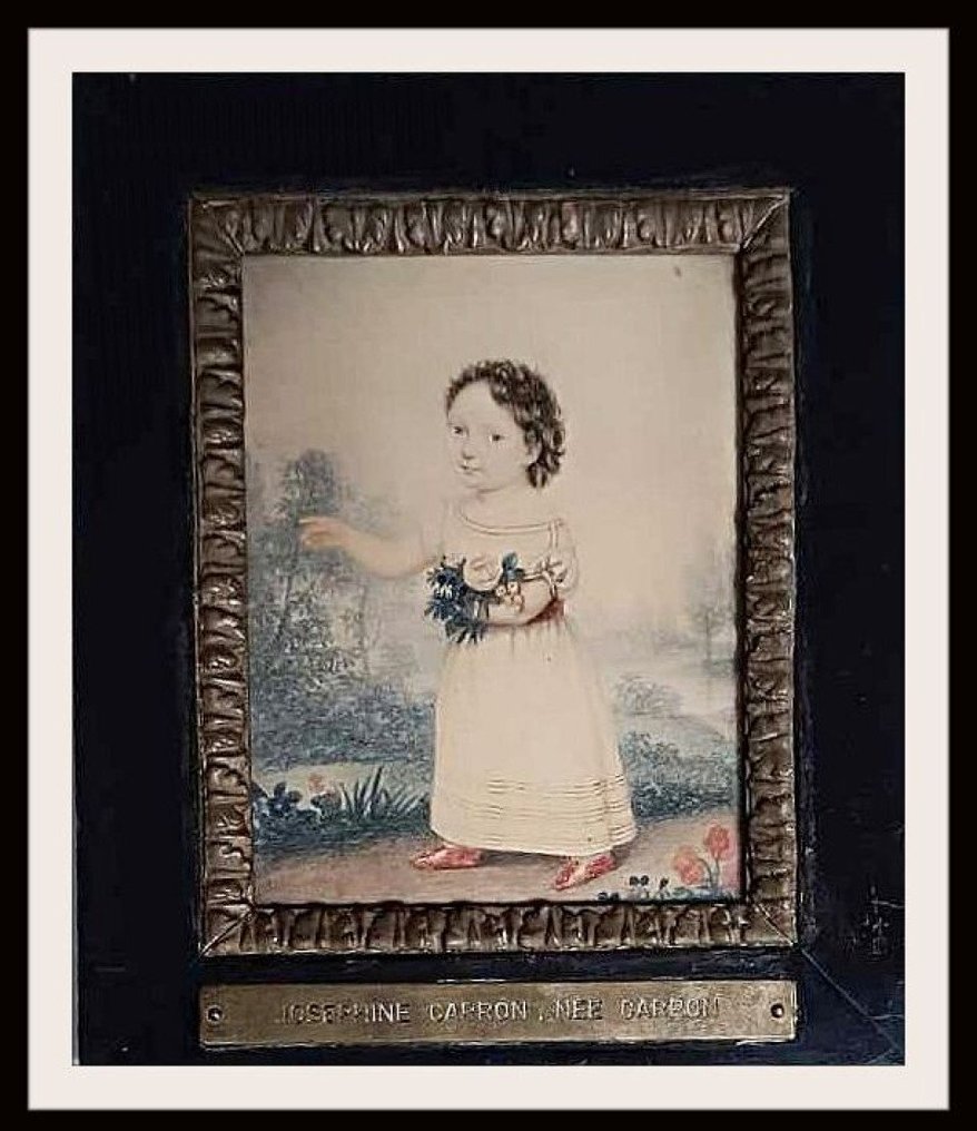 Giuseppe Croff - Giuseppe Croff - Skulptur, Buste représentant Joséphine Carron - 65 cm - hvid marmor #4.3