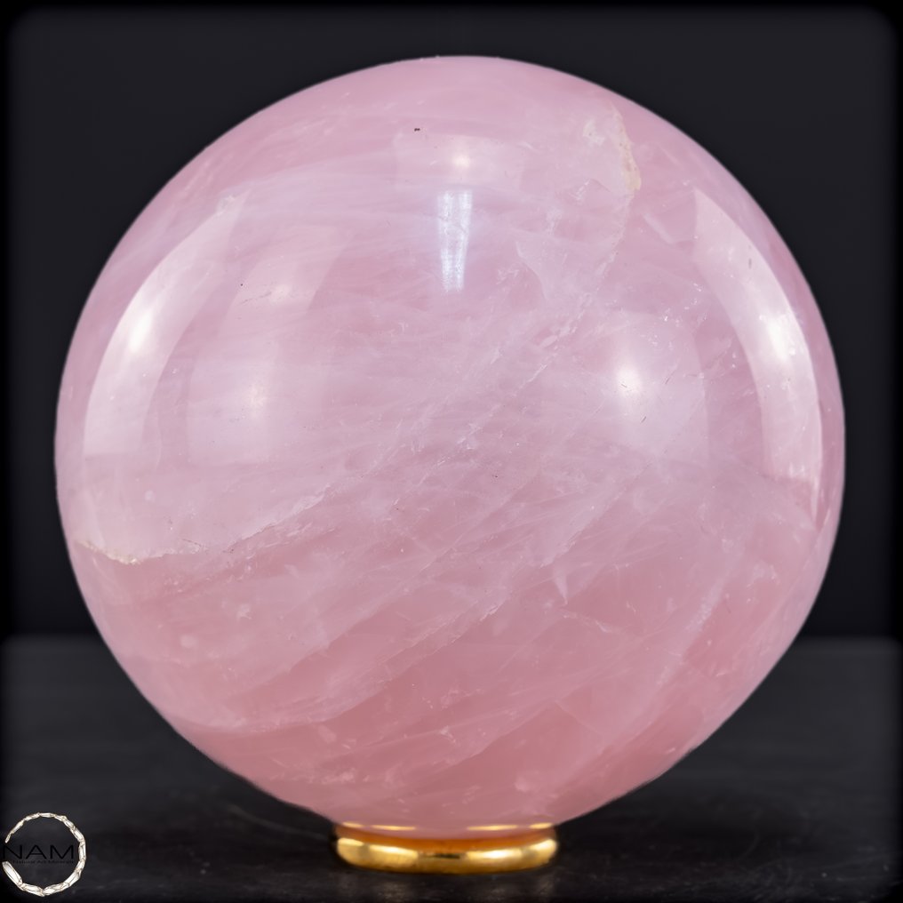 Φυσική σφαίρα ροζ χαλαζία από Βραζιλία Έργο τέχνης της φύσης!- 966.62 g #3.2