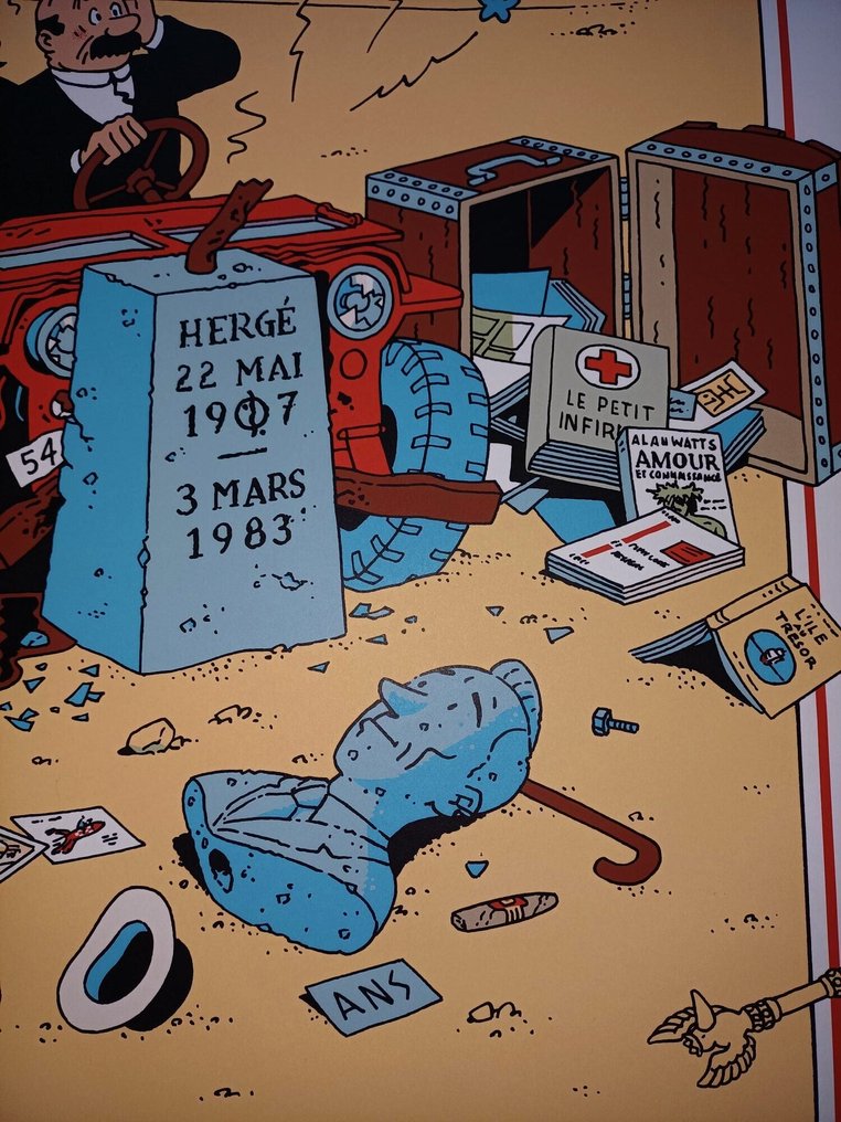 Exem - Amis de Hergé5 - 6 Lithograph - Tintin #4.3