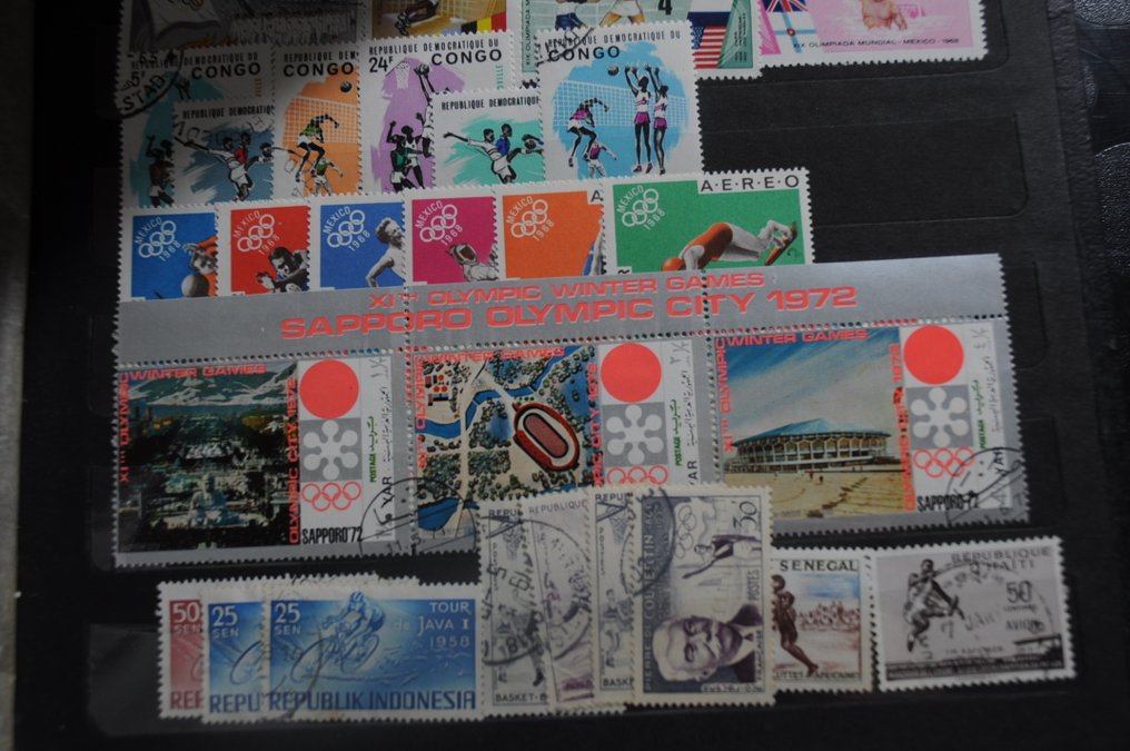 Thematic  - Collection with various themes, series, countries and more in stock books #3.2