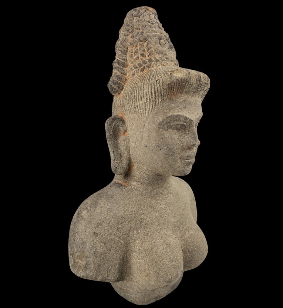 BUST OF A FEMALE DEITY 6.4 KG! - Πέτρα - Βιετνάμ (χωρίς τιμή ασφαλείας) #1.0