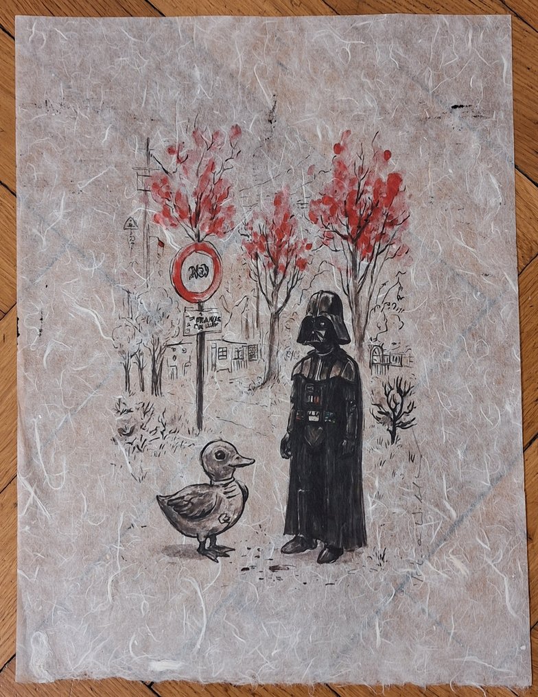 Emma Wildfang - Darth Vader "Tribute series Tokyo Pop Icons"- Icons Reimagined "Banksy" #4.3