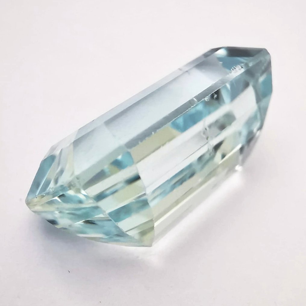 Ingen mindstepris Akvamarin  - 9.03 ct - Antwerp Laboratory for Gemstone Testing (ALGT) - Lyseblå akvamarin #1.0