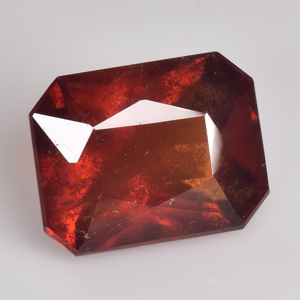 没有保留价 - 1 pcs  橙色 红榴石  - 8.02 ct - 安特卫普宝石检测实验室（ALGT） #4.3