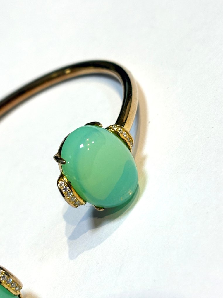 Silber - Armband - Agata verde #2.1