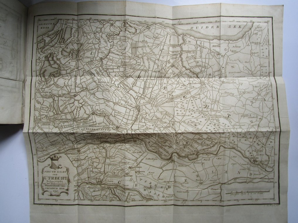 Jacobus Kok - Vaderlandsch woordenboek - met 4 grote uitvouwbare kaarten - 1782-1797 #2.1