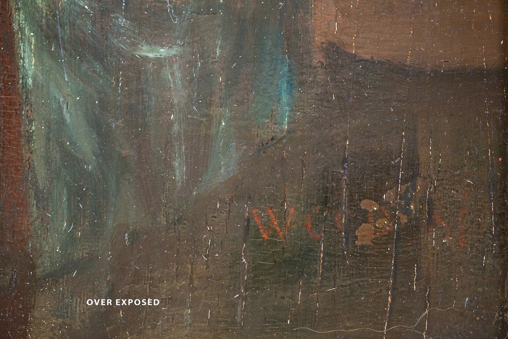 William Crosby (1830-1910), Círculo de - Biddende Moeder met Kinderen - NO RESERVE #3.2