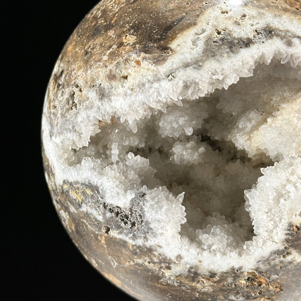 无底价 - 精彩的石英水晶对 放在支架上的球体- 2300 g - (2) #3.2